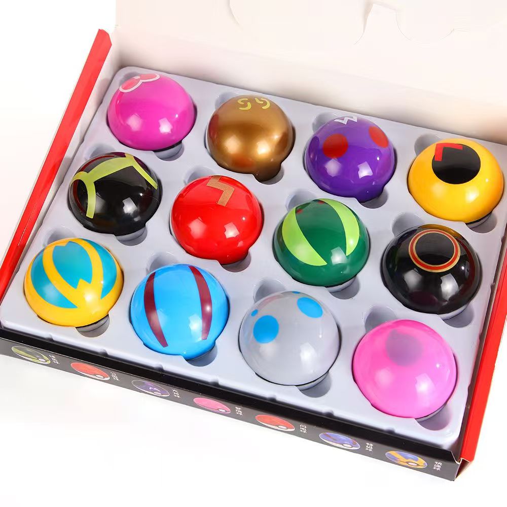 Model Kit Bandai - Pokemon Figure 12pcs/Set Poké Ball Pokeball