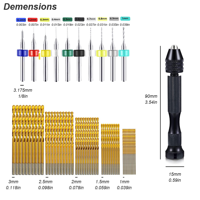 Micro Mini Pin Vise Hand Drill - Pin Vice Micro 评论和价格
