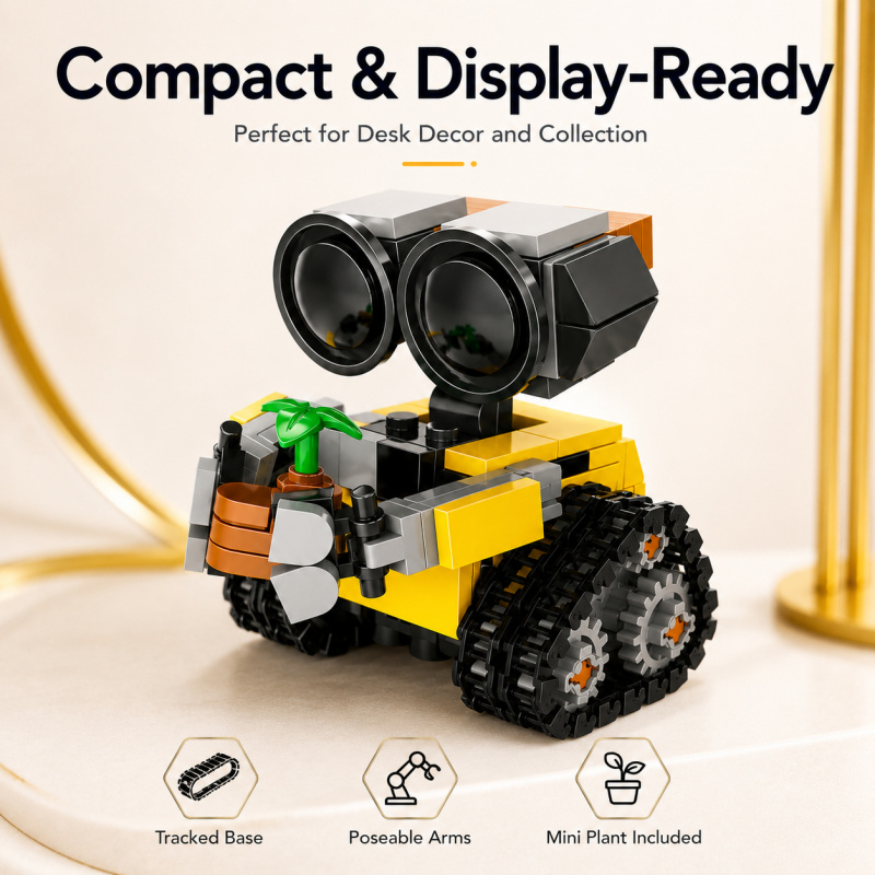 Mini Robot Building Blocks Set - Model Kit Accessories 评论和价格
