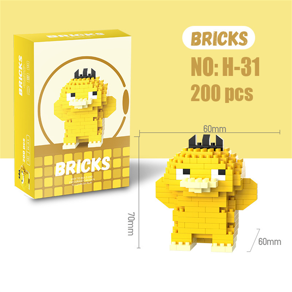 Pokemon Micro Building Blocks  - Model Kit Figure 评论和价格