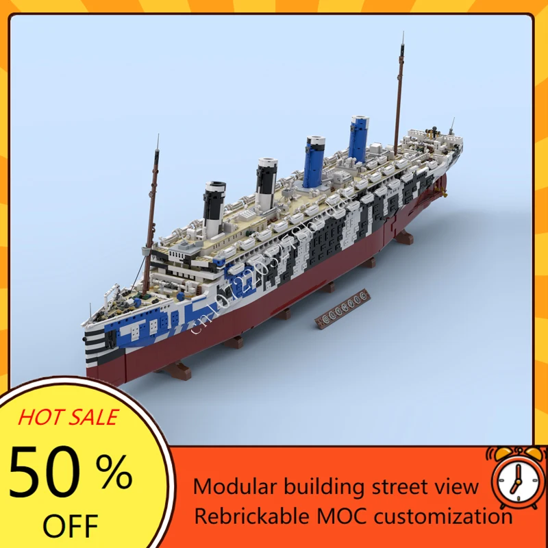 10615PCS MOC HMT Olympus Titan - Model Kit Titanic 评论和价格