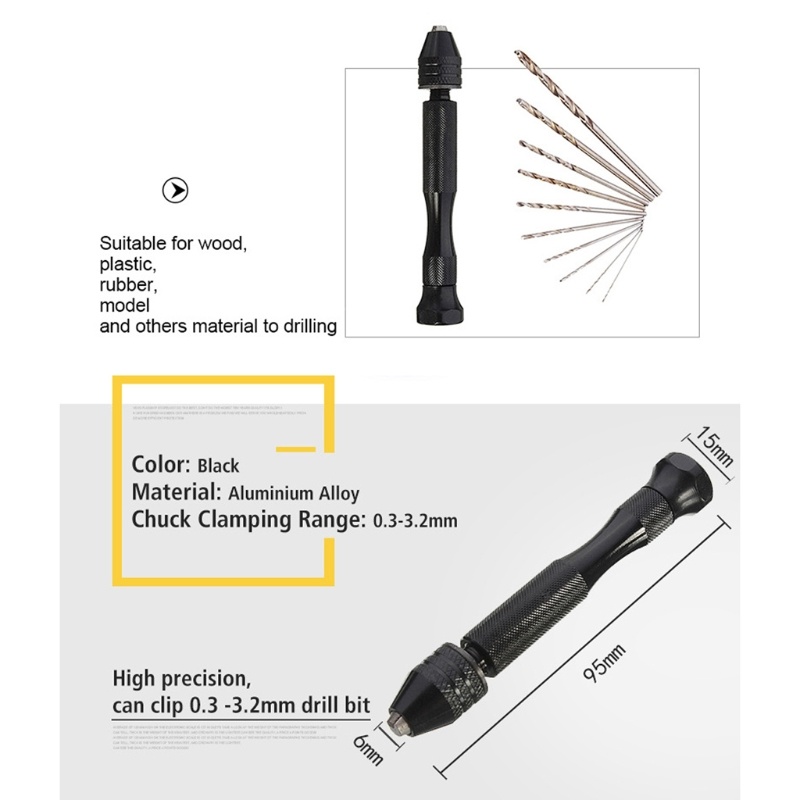 Micro Mini Hand Drill Bits Set - Pin Vice Micro 评论和价格