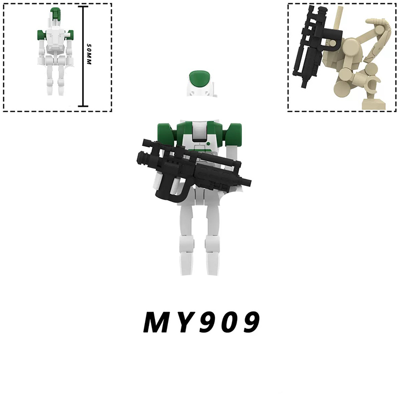 MY901-MY910 Building Blocks Wa - Model Kit Action Figure 评论和价格
