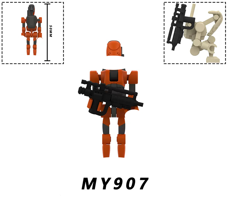 MY901-MY910 Building Blocks Wa - Model Kit Action Figure 评论和价格