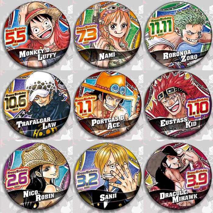 One Piece Anime Badge Pin Set  - Model Kit Accessories 评论和价格